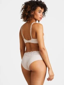 Bügel BH SWEETESSENCE IK Microfaser Mit Spitze Von Aubade -Meer Bekleidung microfaser dessous ikc13 skin 4 sweetessence aubade 1 1