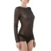 Blusen Top OTTAVIA Microtüll Von Cotton Club Rubino -Meer Bekleidung microtulle mesh shirt 2vr ottavia schwarz cotton club dessous