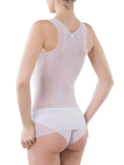 Träger-Top ANNA Microtüll Von Cotton Club Rubino -Meer Bekleidung microtulle mesh top 1vr anna weiss cotton club dessous 2