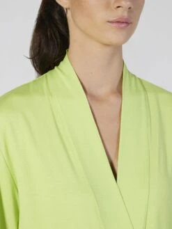 Modal Morgenmantel BASIC Verschiedene Längen Von Verdiani -Meer Bekleidung modal morgenmantel kurz apfel gruen 4513 verdiani