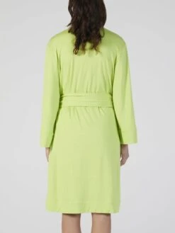 Modal Morgenmantel BASIC Lang Oder Kurz Von Verdiani -Meer Bekleidung modal morgenmantel kurz apfel gruen 4513 verdiani 2 1 2