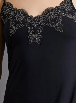 Modal Nachthemd BLACK Schwarz Von Fürstenberg 7 Modal Nachthemd BLACK Schwarz Von Fürstenberg -Meer Bekleidung modal neglige 50305578 schwarz 3 fuerstenberg