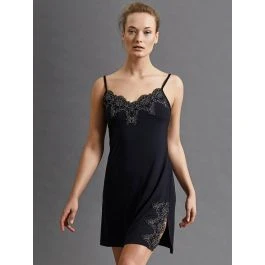 Modal Nachthemd BLACK Schwarz Von Fürstenberg 3 Modal Nachthemd BLACK Schwarz Von Fürstenberg