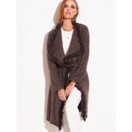 Morgenmantel KUSCHEL MOHAIR Braun Von Chiara Fiorini 3 Morgenmantel KUSCHEL MOHAIR Braun Von Chiara Fiorini