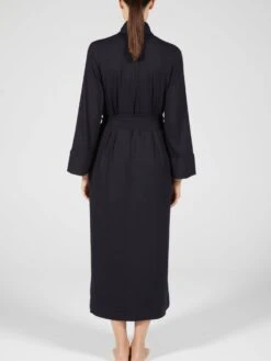 Modal Morgenmantel BASIC Lang Oder Kurz Von Verdiani -Meer Bekleidung morgenmantel lang modal schwarz 4610 verdiani 2 1 2