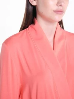 Modal Morgenmantel BASIC Lang Oder Kurz Von Verdiani -Meer Bekleidung morgenmantel modal coral 4942 verdiani woman 3 1 1