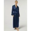 100% Seide Morgenmantel Lang GIGLIOLA Von Vivis -Meer Bekleidung morgenmantel seide lang v00285 gigliola nachtblau vivis 2