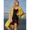 Stretchseide Kimono Mailin Von Gattina -Meer Bekleidung morgenmantel seide mailin 393390 juicy green gattina