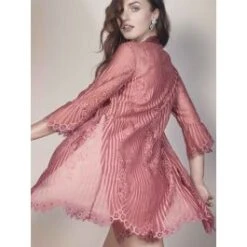 Spitze Morgenmantel JOSEPHINE Von Escora