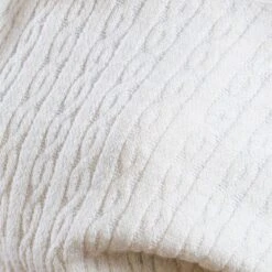 Cardigan PLAISSIS Aus Wollstrick Von Cotton Club -Meer Bekleidung muster wolle strick champagner cotton club