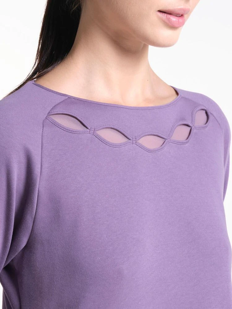 Soft Cotton Nachtkleid WKND No. 14 Malve Von Verdiani 5 Soft Cotton Nachtkleid WKND No. 14 Malve Von Verdiani – Bild 3