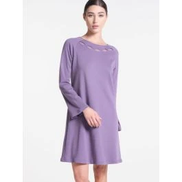 Soft Cotton Nachtkleid WKND No. 14 Malve Von Verdiani 3 Soft Cotton Nachtkleid WKND No. 14 Malve Von Verdiani