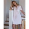 Modal Nachthemd SUMMER ROSA No. 2 Rosé-creme Von Chiara Fiorini -Meer Bekleidung nachthemd rosa modal cfl2112 chiara fiorini