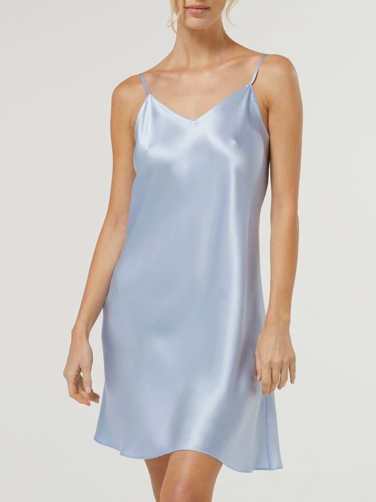 100% Seide Nachthemd CAROLINE Uni Von Vivis 8 100% Seide Nachthemd CAROLINE Uni Von Vivis – Bild 6