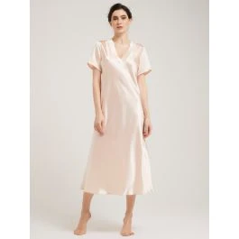 100% Seide Nachtkleid DOROTEA Von Vivis 3 100% Seide Nachtkleid DOROTEA Von Vivis