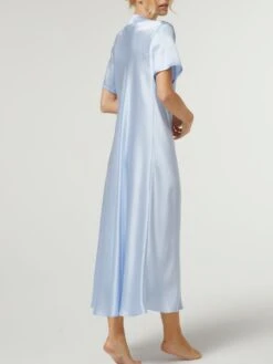 100% Seide Nachtkleid DOROTEA Von Vivis 13 100% Seide Nachtkleid DOROTEA Von Vivis -Meer Bekleidung nachtkleid seide dorotea v00571 zart blau vivis 2