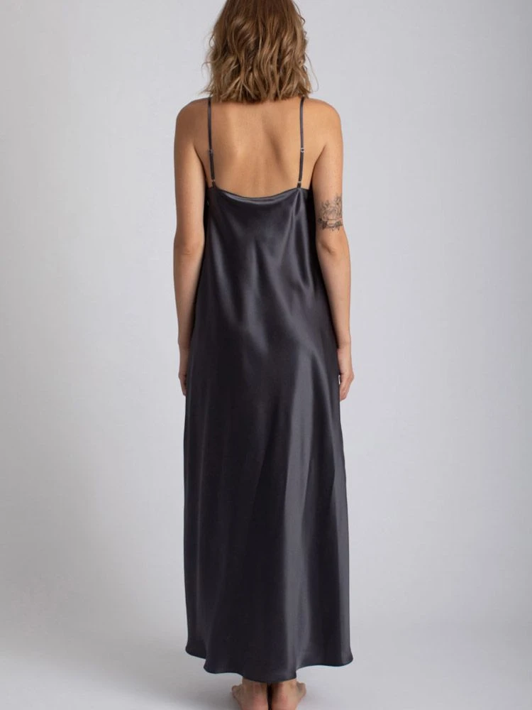 100% Seide Nachtkleid Lang DORINE Von Vivis 18 100% Seide Nachtkleid Lang DORINE Von Vivis – Bild 16