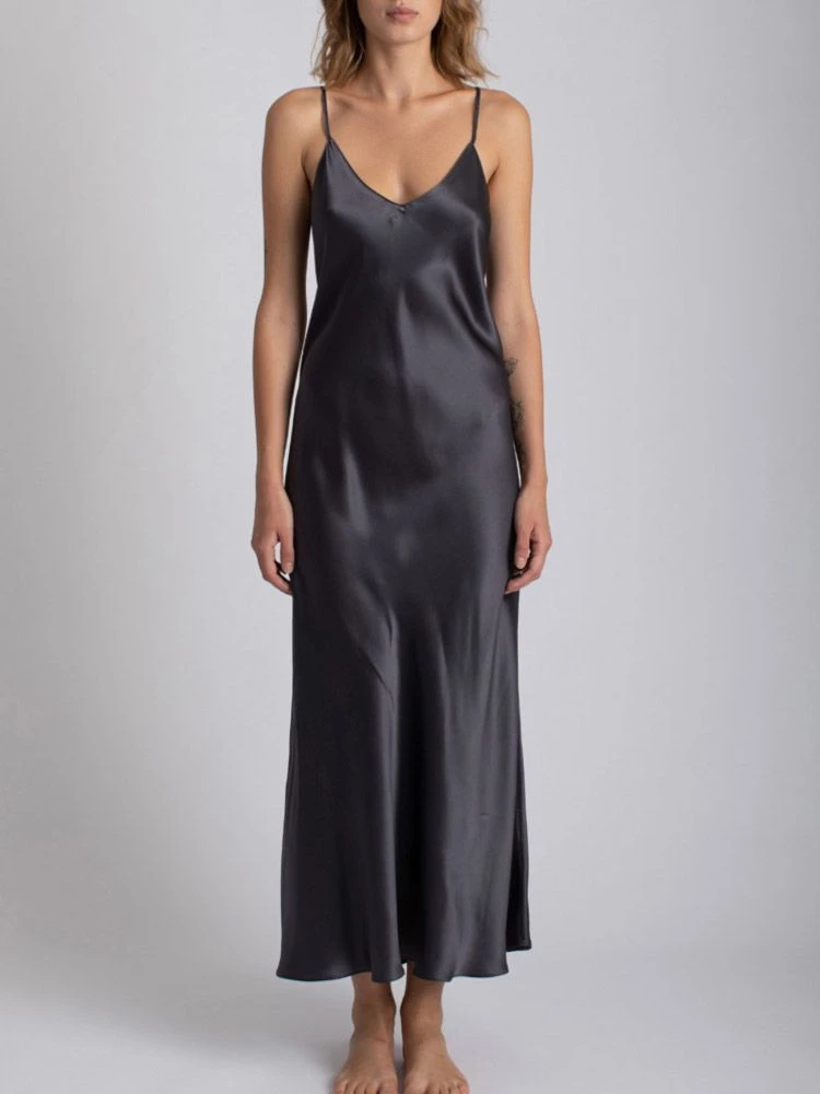 100% Seide Nachtkleid Lang DORINE Von Vivis 10 100% Seide Nachtkleid Lang DORINE Von Vivis – Bild 8