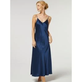 100% Seide Nachtkleid Lang DORINE Von Vivis 3 100% Seide Nachtkleid Lang DORINE Von Vivis