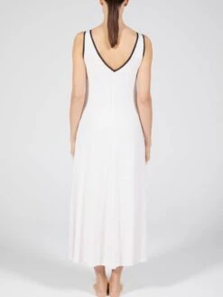 Modal Neglige Mit Spitze Lang ANGEL Zart-rosé Von Verdiani 9 Modal Neglige Mit Spitze Lang ANGEL Zart-rosé Von Verdiani -Meer Bekleidung neglige modal lang weiss 4605 verdiani donna 2