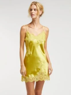 100% Seide Neglige LUANA Von Vivis 10 100% Seide Neglige LUANA Von Vivis -Meer Bekleidung neglige seide luana v00128 senfgelb vivis