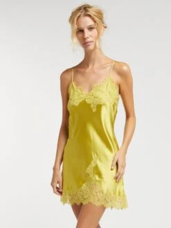 100% Seide Neglige LUANA Von Vivis 13 100% Seide Neglige LUANA Von Vivis -Meer Bekleidung neglige seide luana v00128 senfgelb vivis 4
