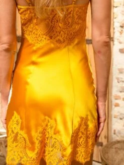 Stretchseide Neglige NINA Fein Marjolaine Lingerie -Meer Bekleidung neglige seide nina 4nin0102 gelb 7374 marjolaine 10 1