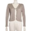 Cardigan ORCHIDEA Merino Von Paolucci -Meer Bekleidung paolucci cardigan orchidea taupe