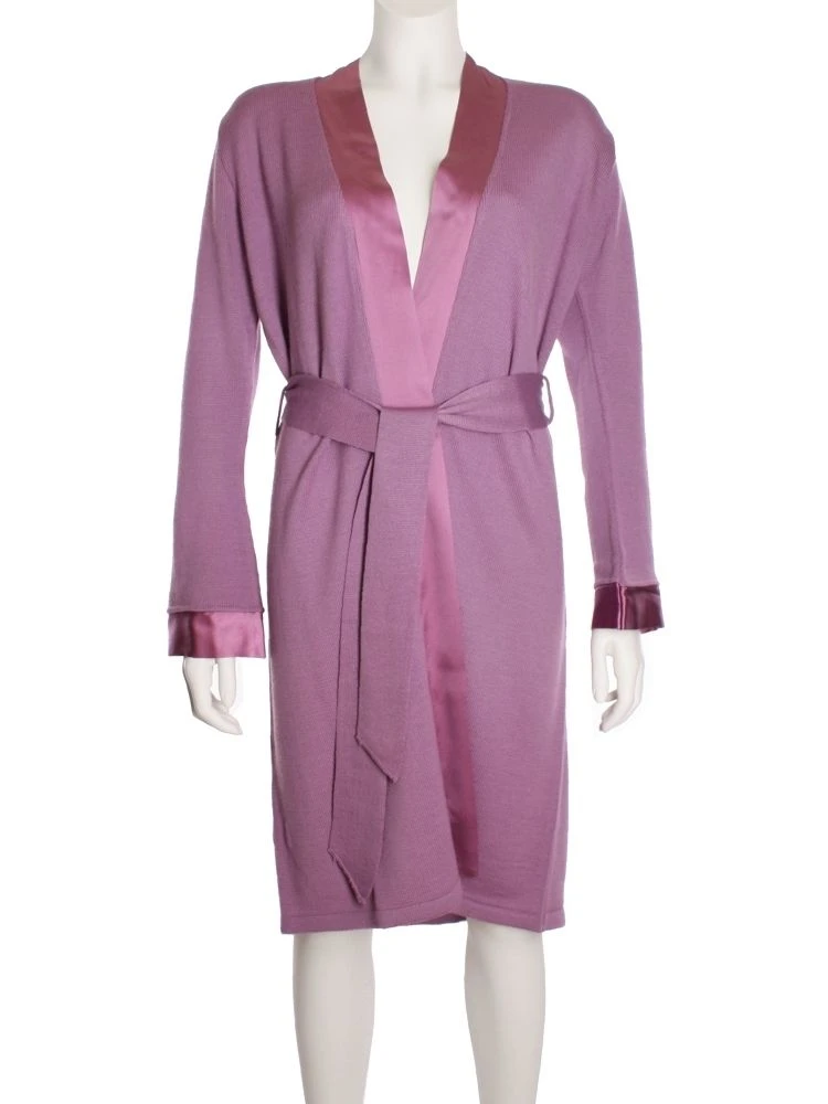 Hausmantel Kurz ISOLDE Merino-Strick Von Paolucci 4 Hausmantel Kurz ISOLDE Merino-Strick Von Paolucci – Bild 2