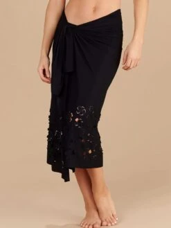 Pareo AKIA 16 Lasercut Von Pain De Sucre -Meer Bekleidung pareo mikrofaser akia schwarz pain de sucre 2