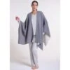Feinstrick Wolle-Kaschmir PONCHO Von Verdiani Loungewear