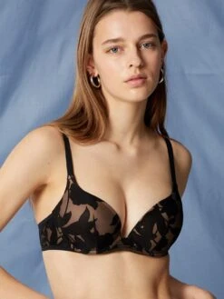 MAISON LEJABY Ausbrenner Push-Up BH VENUS Von Maisonlejaby -Meer Bekleidung push up bh schwarz 19531 venus maison lejaby 1