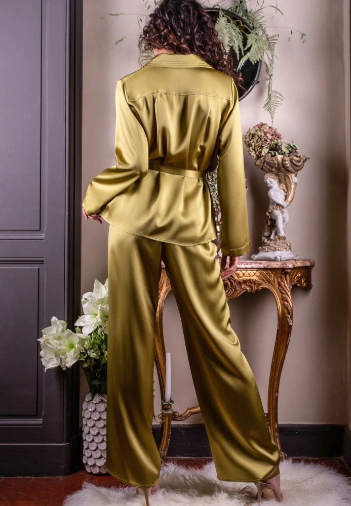 Seidenpyjama SOIE UNIE Von Marjolaine Basic Line 21 Seidenpyjama SOIE UNIE Von Marjolaine Basic Line – Bild 19