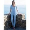 Modal Pyjama SUMMER CIELO No. 1 Himmelblau Von Chiara Fiorini -Meer Bekleidung pyjama hellblau cfl2206 chiara fiorini