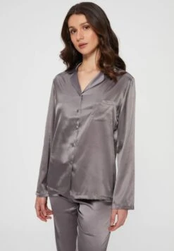 Seide Pyjama 2-tlg. SETA No. 9 Von Chiara Fiorini -Meer Bekleidung schlafanzug seide dunkelgrau gc180 chiara fiorini 3