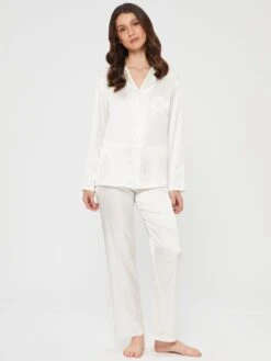 Seide Pyjama 2-tlg. SETA No. 9 Von Chiara Fiorini -Meer Bekleidung schlafanzug seide elfenbein weiss gc180 chiara fiorini 2