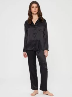 Seide Pyjama 2-tlg. SETA No. 9 Von Chiara Fiorini -Meer Bekleidung schlafanzug seide schwarz gc180 chiara fiorini