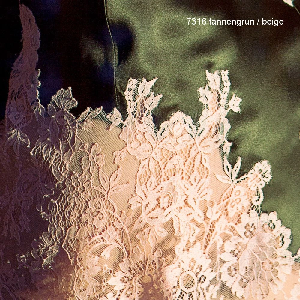 100% Seide Seidentop RARE Calais Spitze Marjolaine 10 100% Seide Seidentop RARE Calais Spitze Marjolaine – Bild 8