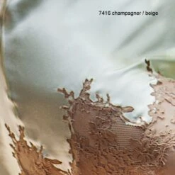 100% Seide Seidentop RARE Calais Spitze Marjolaine 21 100% Seide Seidentop RARE Calais Spitze Marjolaine -Meer Bekleidung seide 7416 champagner beige marjolaine 1 2