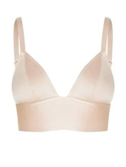 Seide Triangel BH GLORIA SMOCK Von Cadolle 15 Seide Triangel BH GLORIA SMOCK Von Cadolle -Meer Bekleidung seide bh 1120ac bustier rosa gloria soie poudre cadolle 4 4