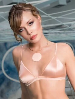 Seta Superior Stretchseide Triangel-BH REGALE Cotton Club -Meer Bekleidung seide bh regale pesco cotton club 1 1