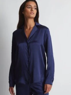 100% Seide Bluse TOI MON AMOUR Klassische Farben Von Aubade 24 100% Seide Bluse TOI MON AMOUR Klassische Farben Von Aubade -Meer Bekleidung seide bluse qs44 dunkelblau 3 toi mon amour aubade 6 1