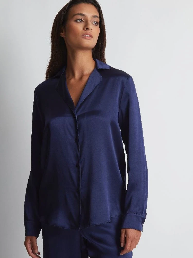 100% Seide Bluse TOI MON AMOUR Klassische Farben Von Aubade 5 100% Seide Bluse TOI MON AMOUR Klassische Farben Von Aubade – Bild 3