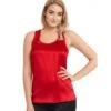 Seide Camisole Top SEDUZIONE DI SETA Einfarbig Gattina -Meer Bekleidung seide camisole top 381486 leuchtend rot seduzione di seta gattina 2 1 1 1