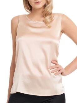 Seide Camisole Top SEDUZIONE DI SETA Uni Von Gattina 32 Seide Camisole Top SEDUZIONE DI SETA Uni Von Gattina -Meer Bekleidung seide camisole top 381486 pearly pink seduzione di seta gattina 1 1