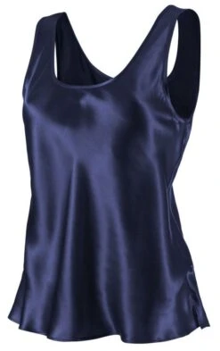 Seidentop Camisole SETA No. 7 Von Chiara Fiorini -Meer Bekleidung seide camisole top gc185 marine chiara fiorini