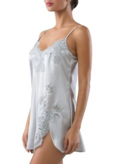 Seta Superior Seiden-Negligé SPLENDIDA Edel Cotton Club -Meer Bekleidung seide dessous 3vb splendida francesina af seta superior cotton club 6 1 1 1 1