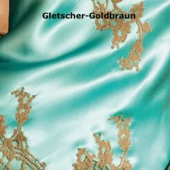 Seiden-Longtop JARDIN Von Marjolaine -Meer Bekleidung seide gletscher goldbraun marjolaine 2