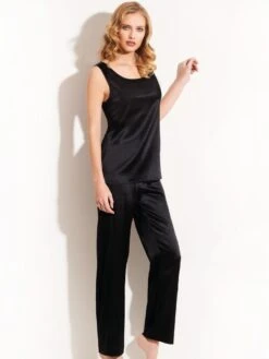Seidentop Camisole SETA No. 7 Von Chiara Fiorini -Meer Bekleidung seide hose top gc185 gc180 bis schwarz chiara fiorini