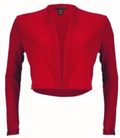 Merinowolle-Seide BOLERO Jäckchen Von Artimaglia 9 Merinowolle-Seide BOLERO Jäckchen Von Artimaglia -Meer Bekleidung seide merino bolero jaeckchen 7030 28604 rot artimaglia 1 2